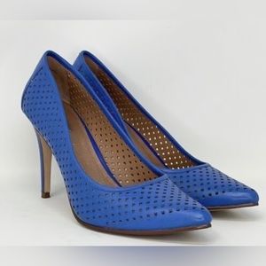 Halogen Royal Blue Cutout Heels